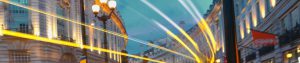 London downtown light streaks by Beauchump Foot Care
