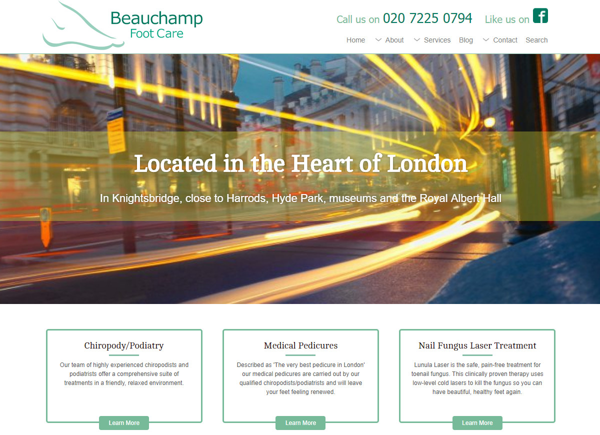 Welcome to the All New Beauchamp Foot Care Website